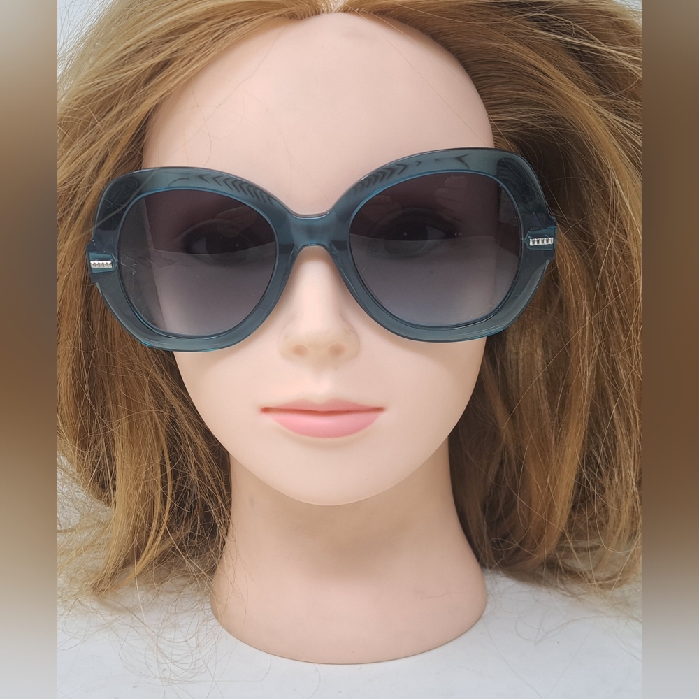 Missoni Women's Sunglasses Dark Green Transparent Butterfly MIS 0048/S 52-21-145 - Picture 8 of 15